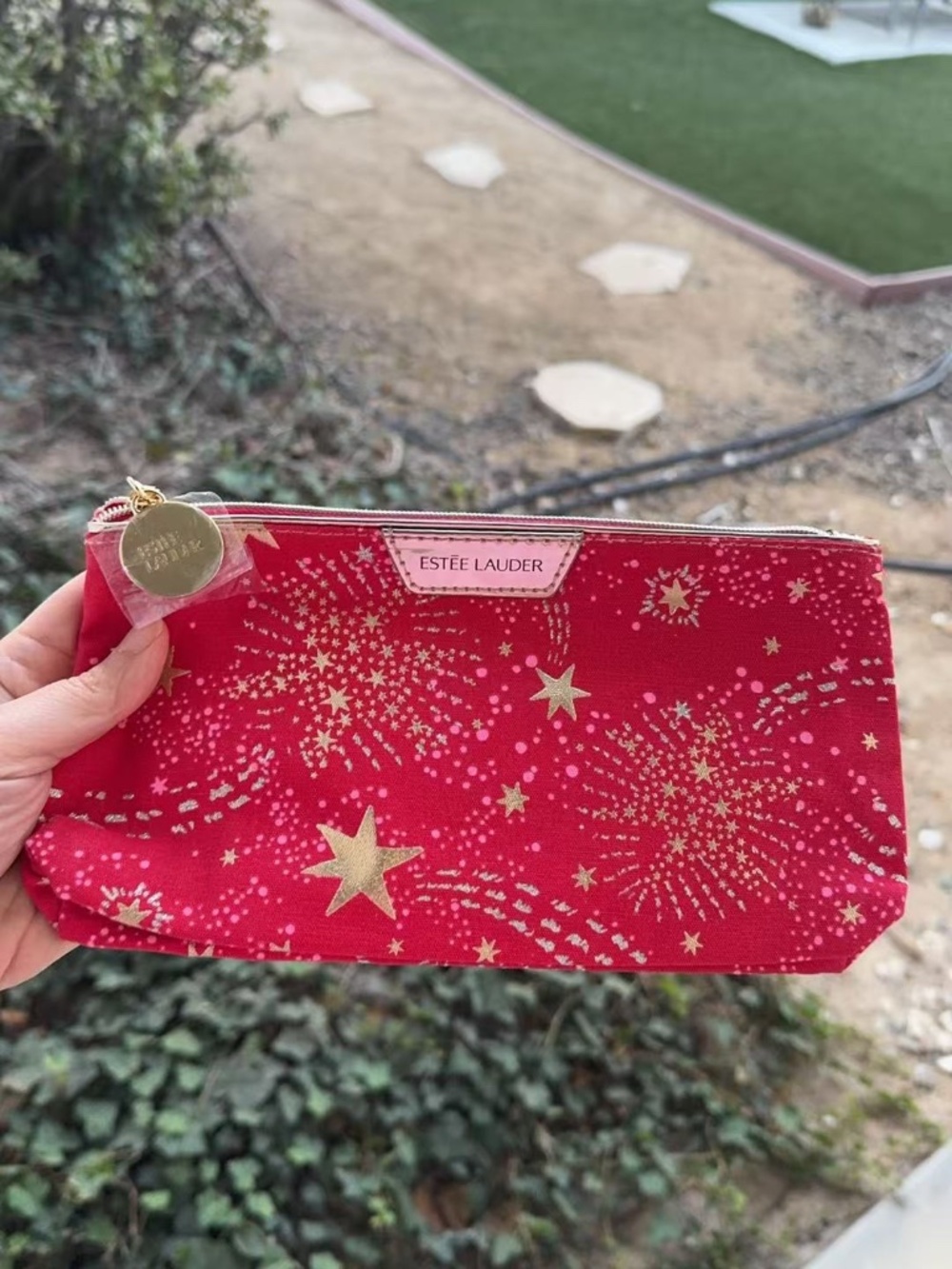 Estée Lauder Cosmetic Makeup bag with zip size 10*5.5
